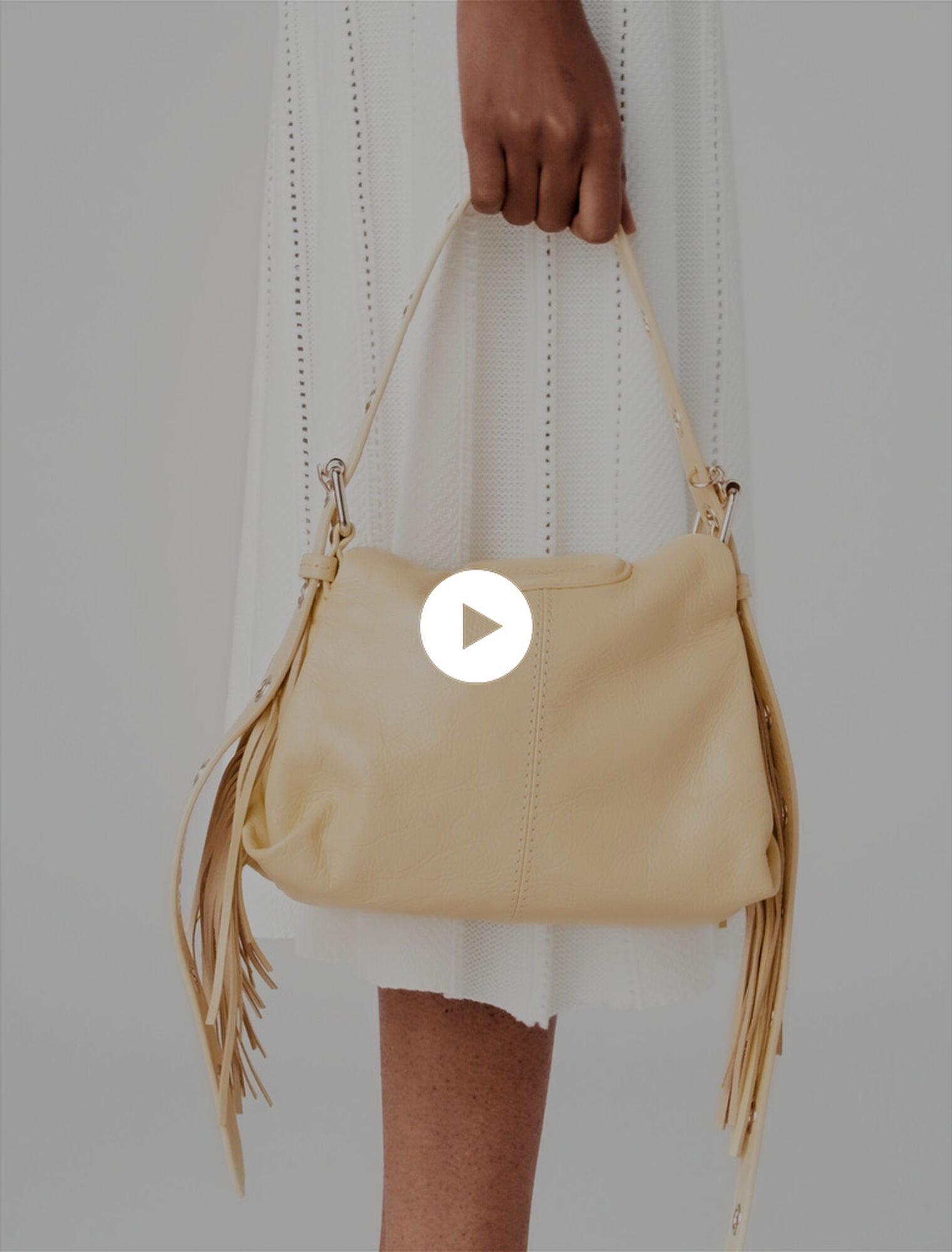 Matte crackle Miss M mini bag