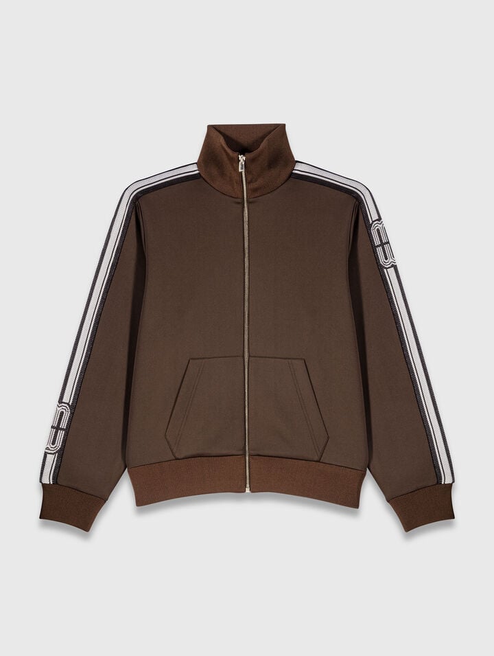Sweatshirt avec bandes droites