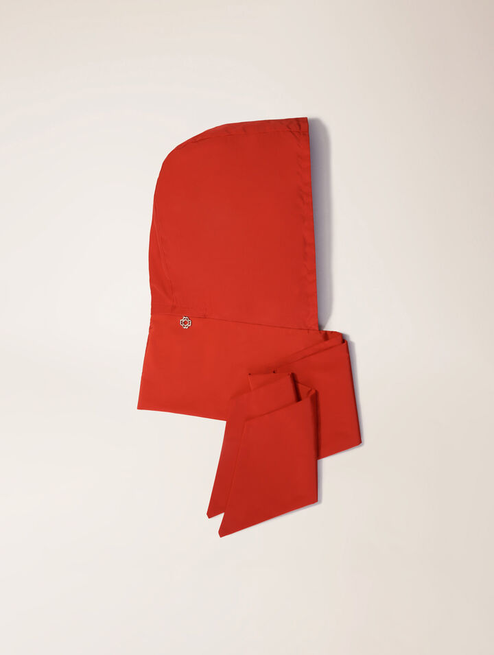 Capuche écharpe rétractable
