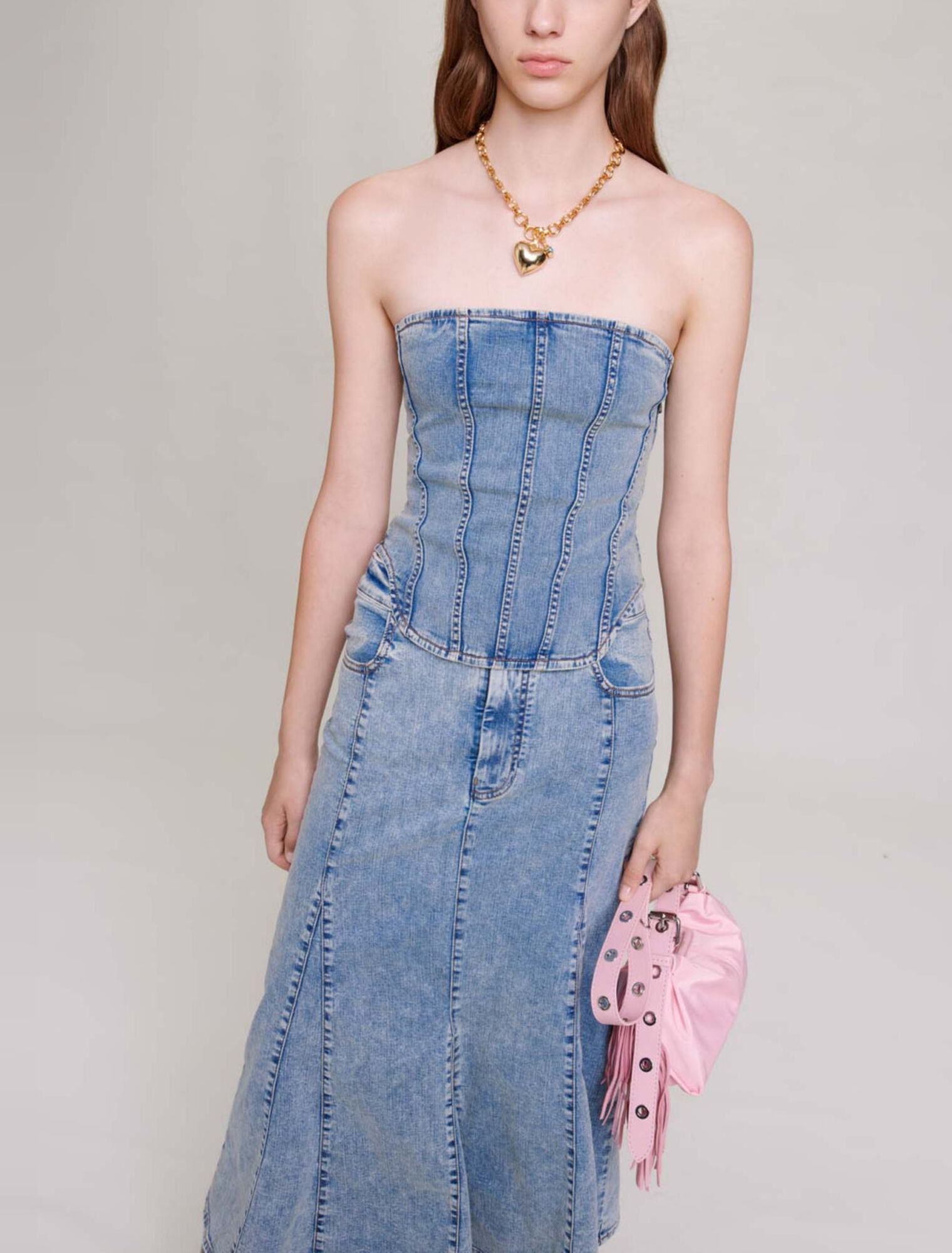 Bustier en jean