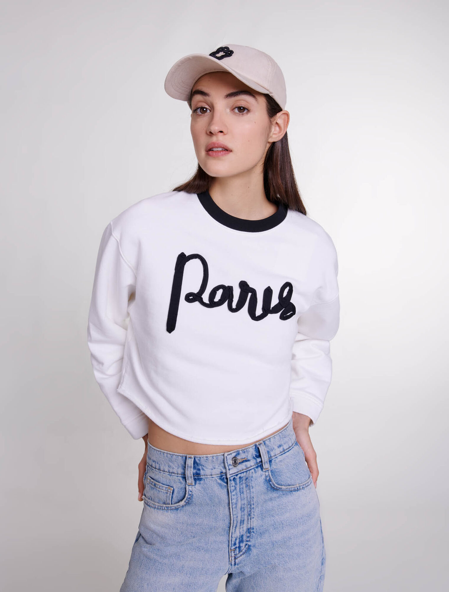 Cropped sweatshirt
