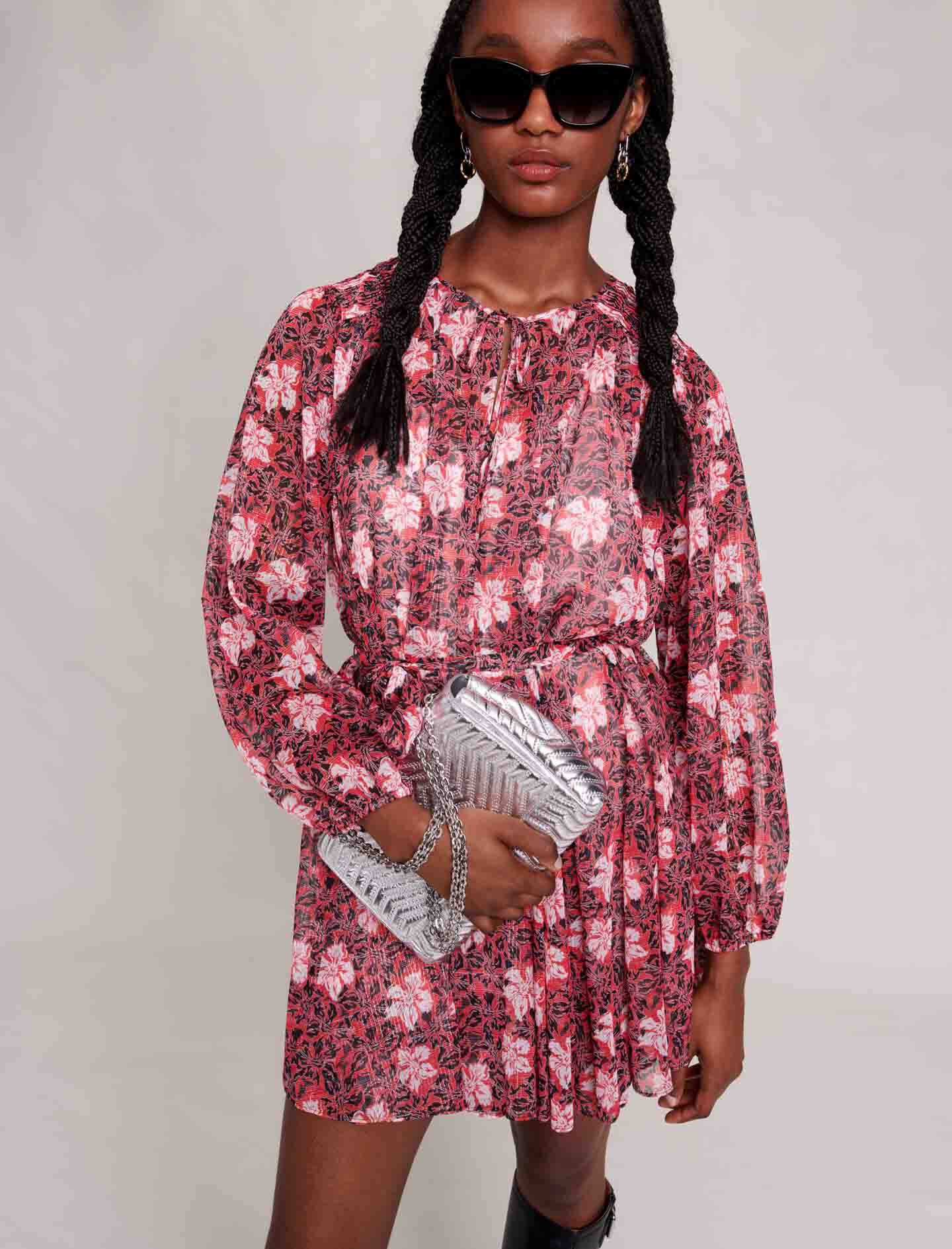 Robe fleurs maje cheap