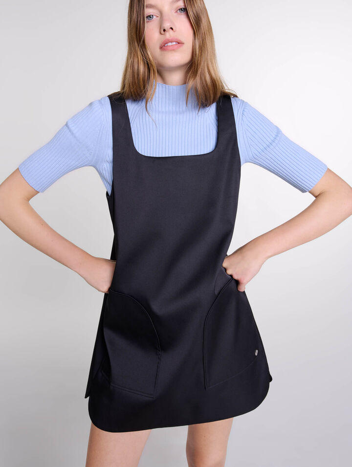 Robe chasuble en satin