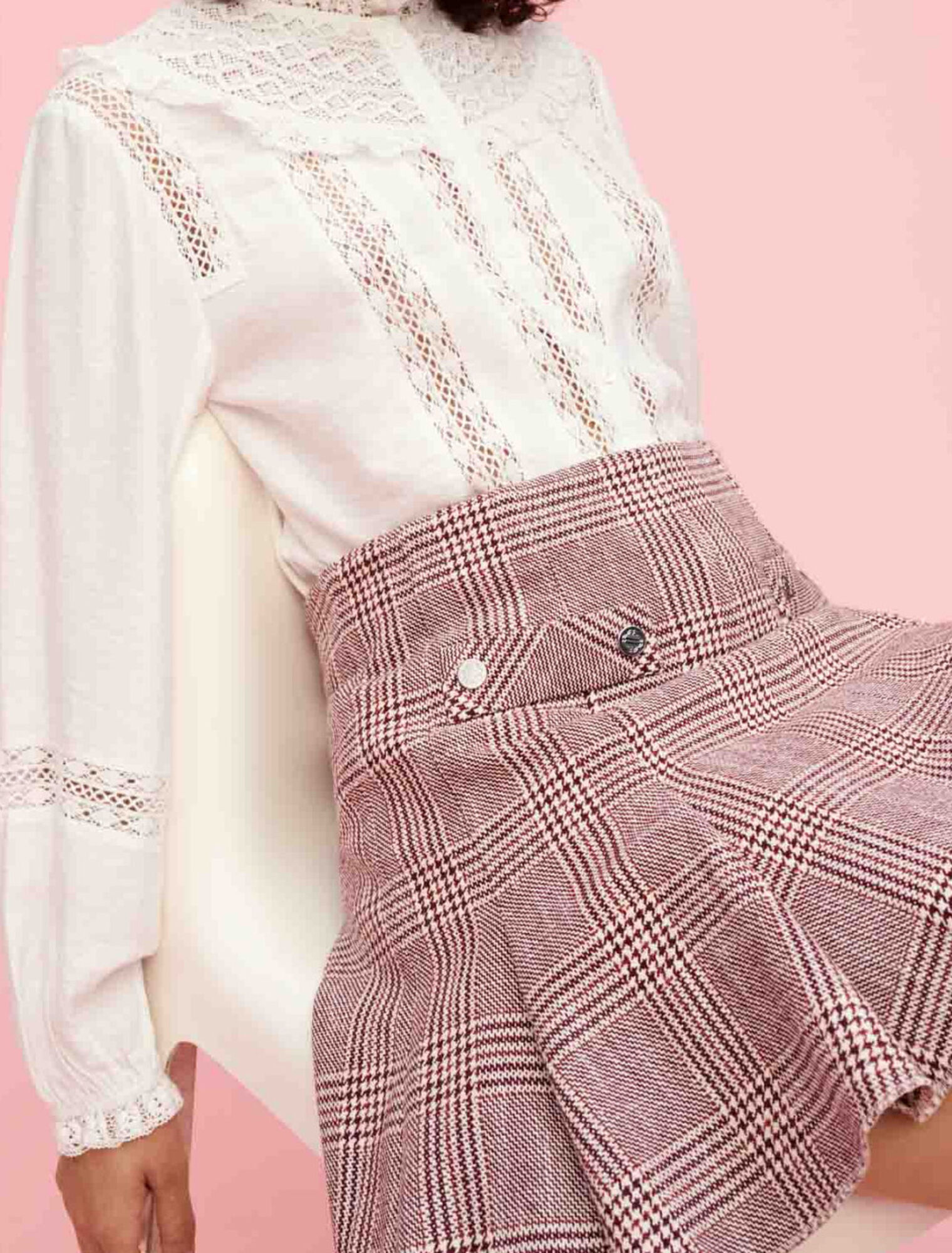 Chemise à broderies anglaises