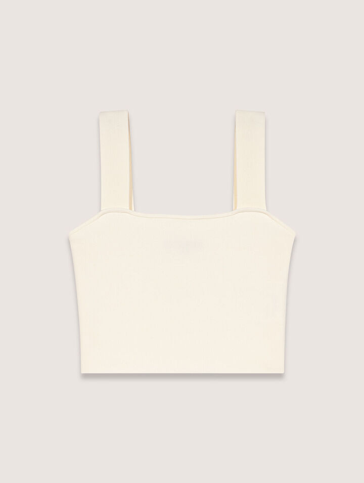 Crop top en maille