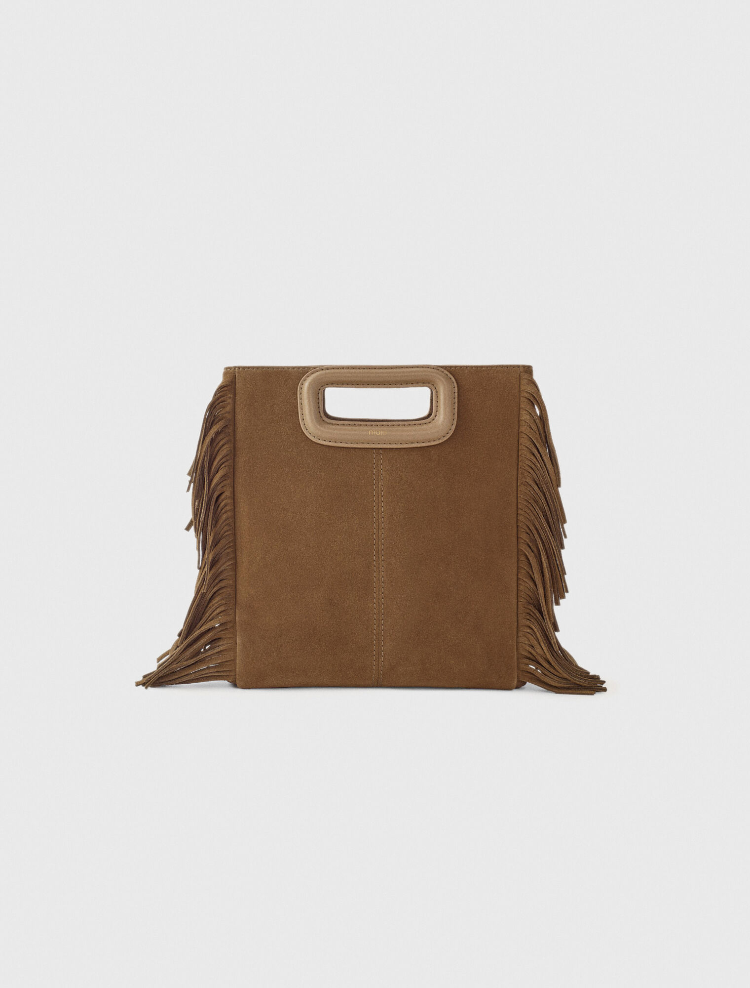 Sac M à franges en suède
