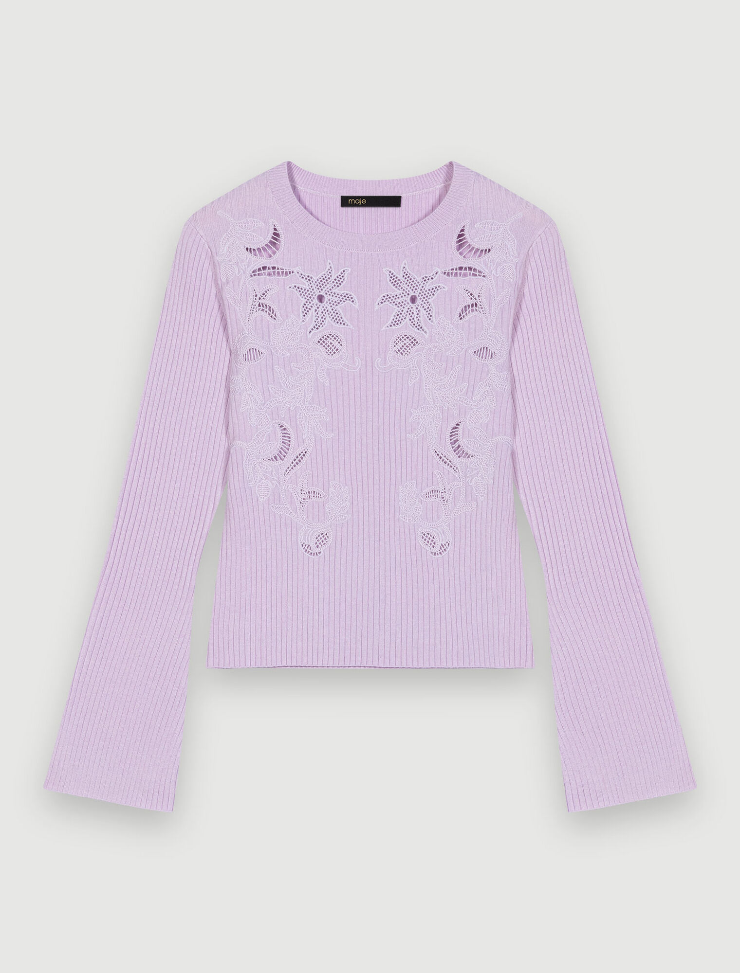 Pull à motifs ajourés