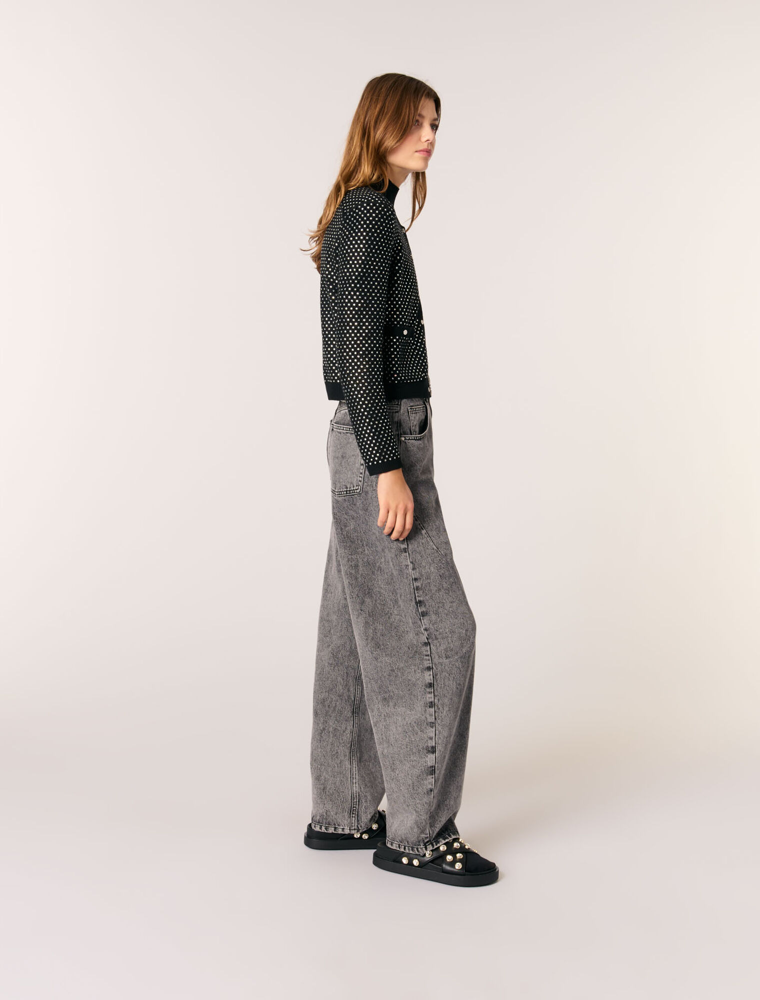 Rhinestone cardigan