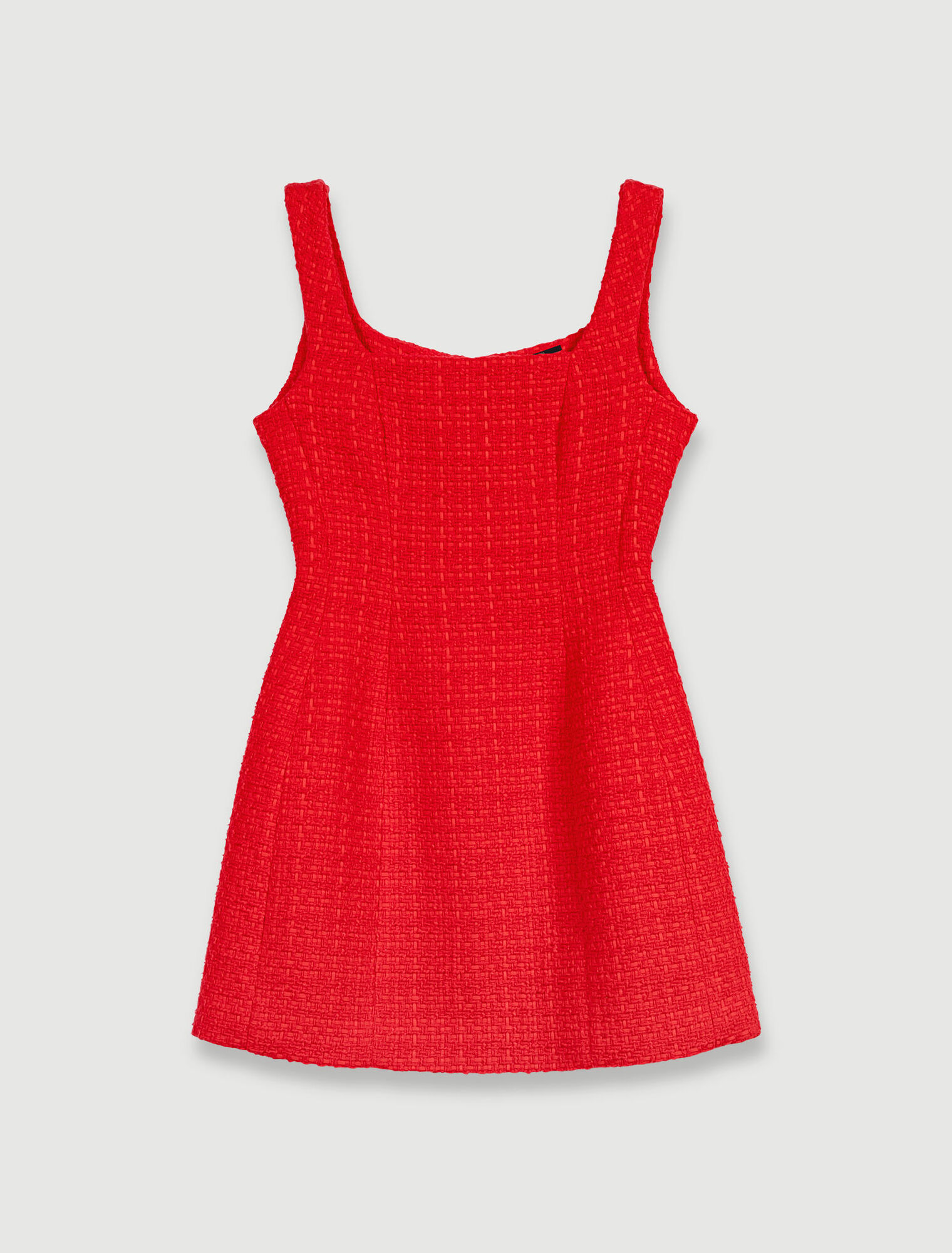 Robe courte en tweed