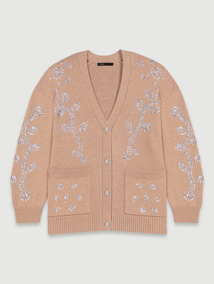 Cardigan bijoux