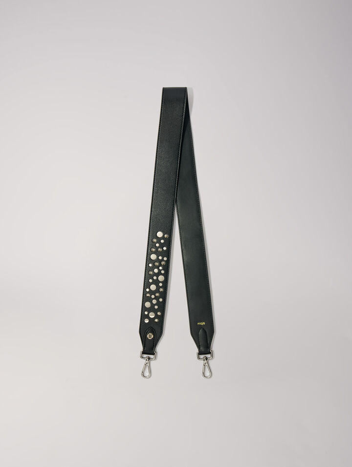 Leather shoulder strap