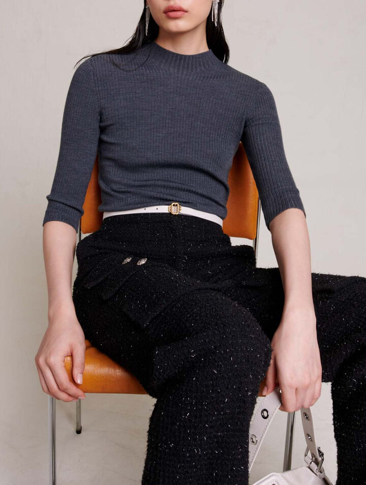 Ribbed jumper