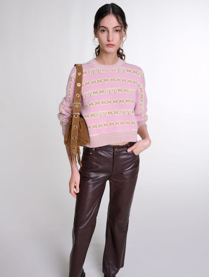 Pantalon en cuir