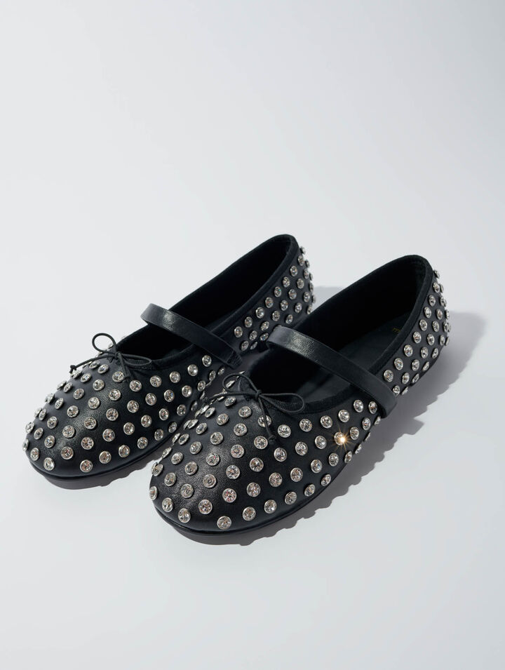 Ballerines ornées de strass