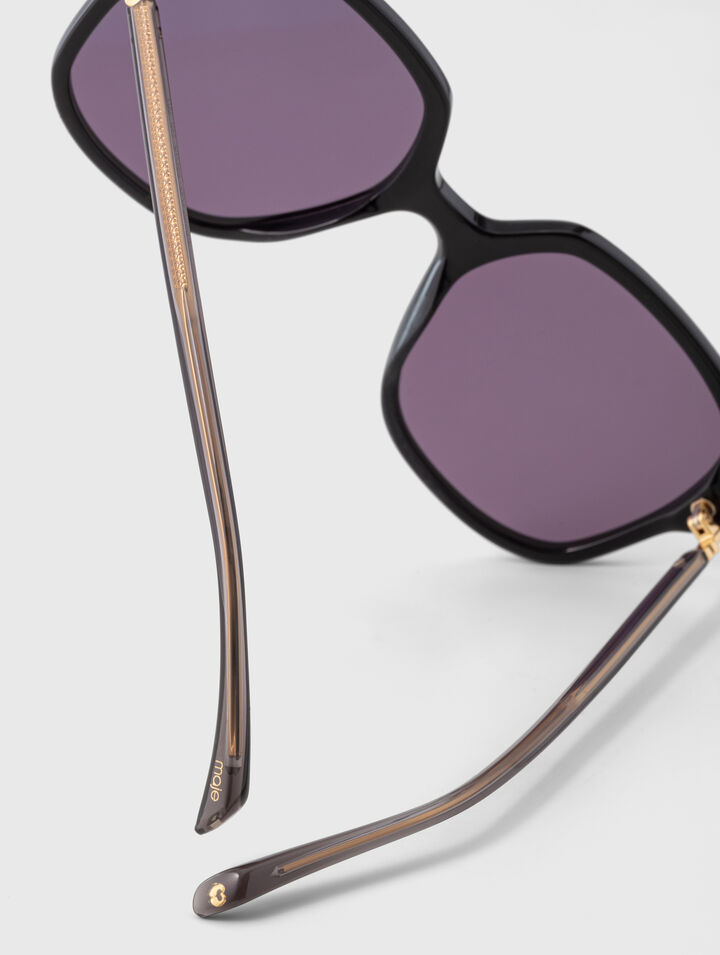 Lunettes oversize en ac&eacute;tate