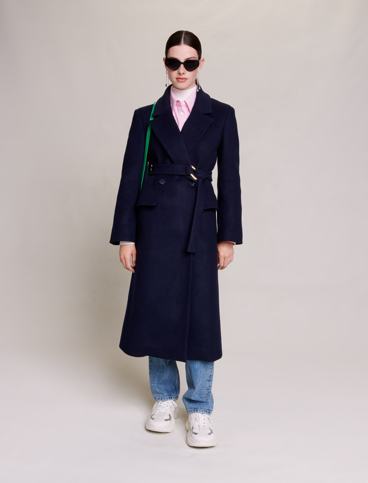 Maje long coat hotsell