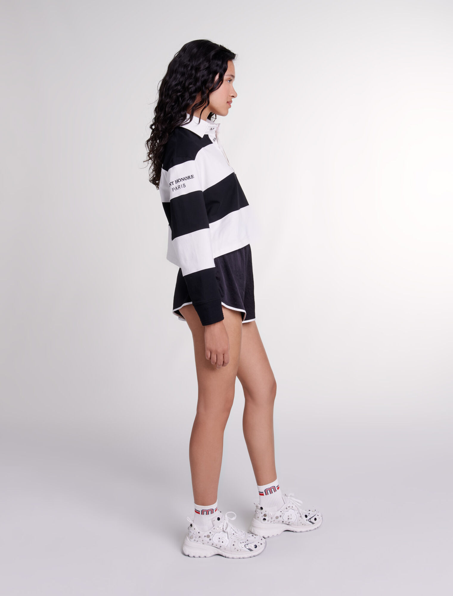 Short en satin