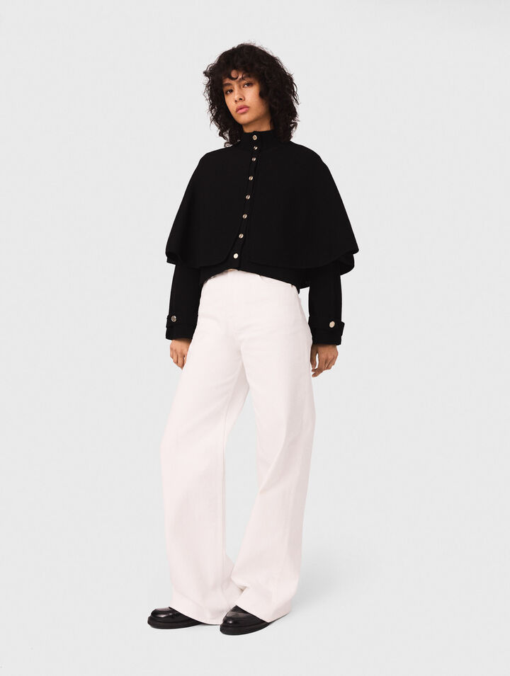 Cardigan effet cape