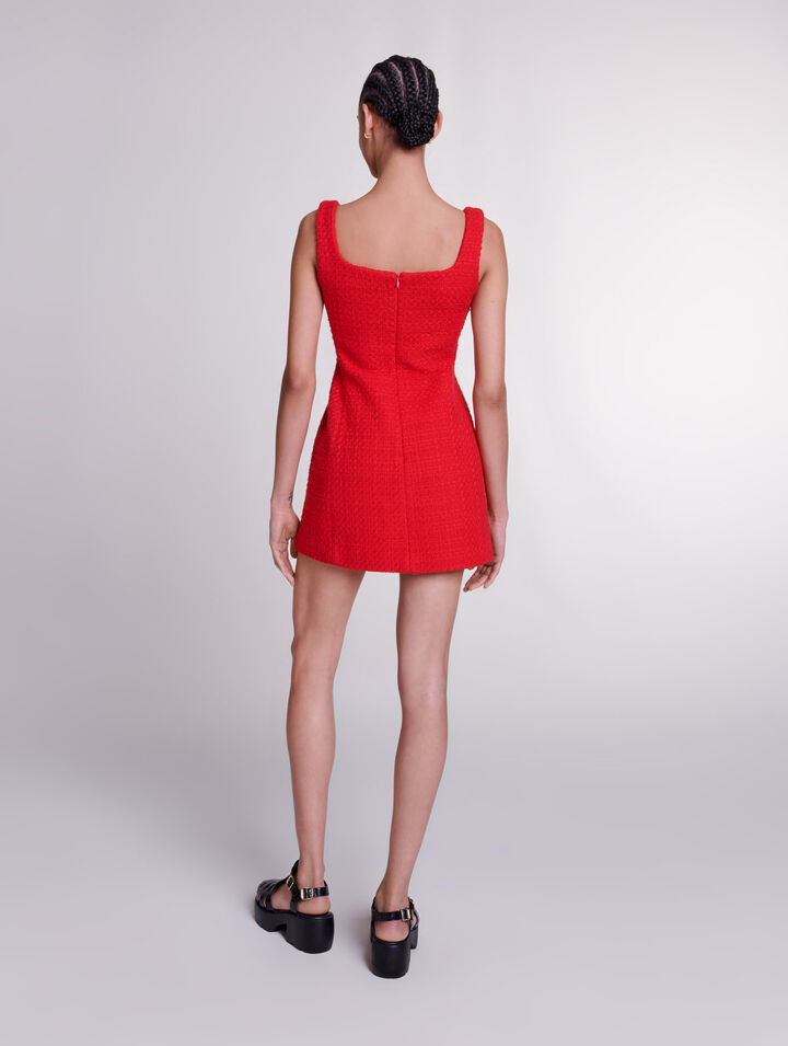 Short tweed dress