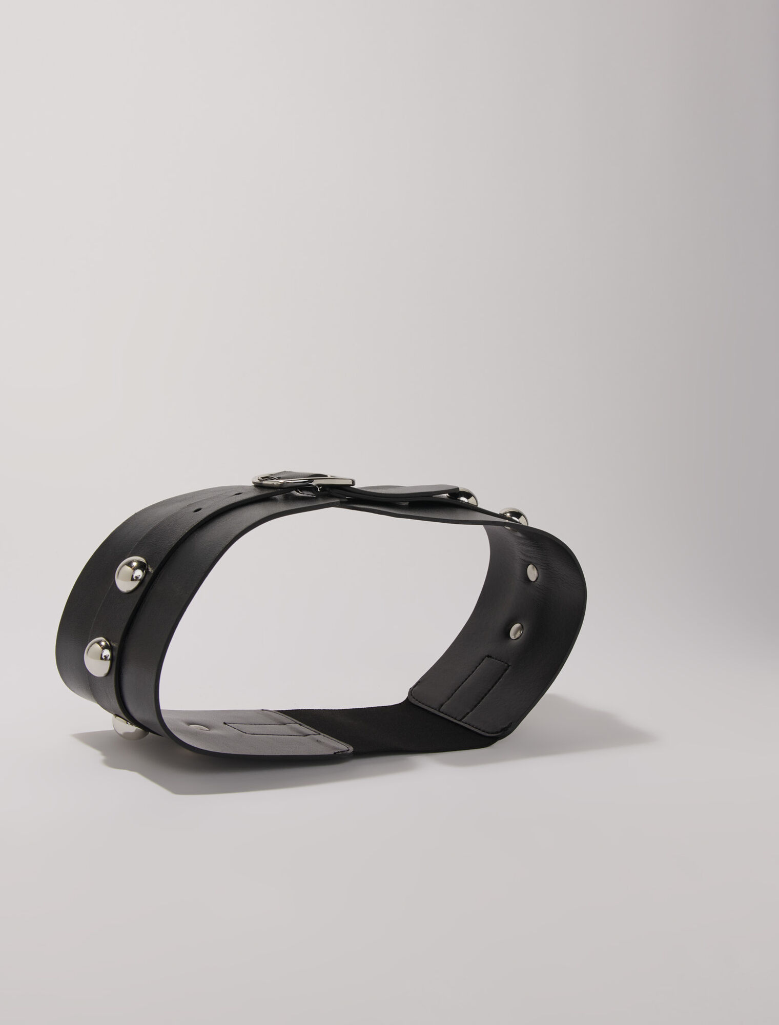 Ceinture corset en cuir