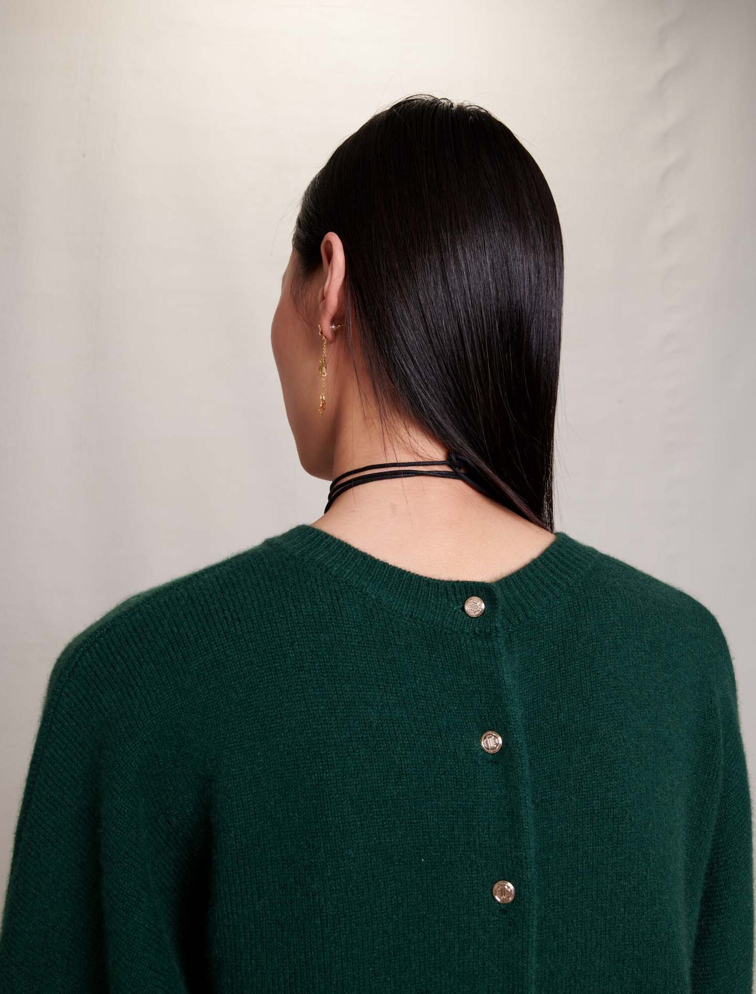 Pull en cachemire réversible