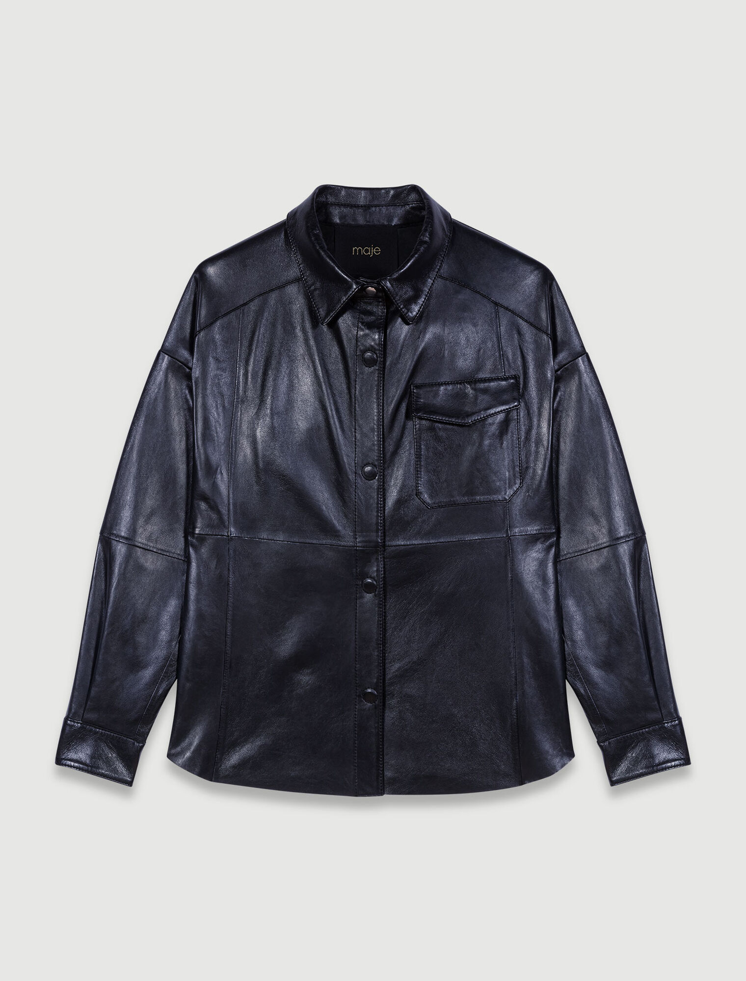 Chemise en cuir