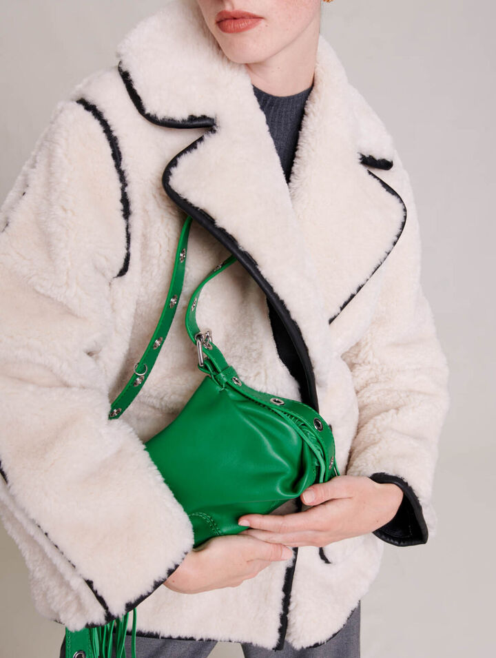 Short faux fur coat