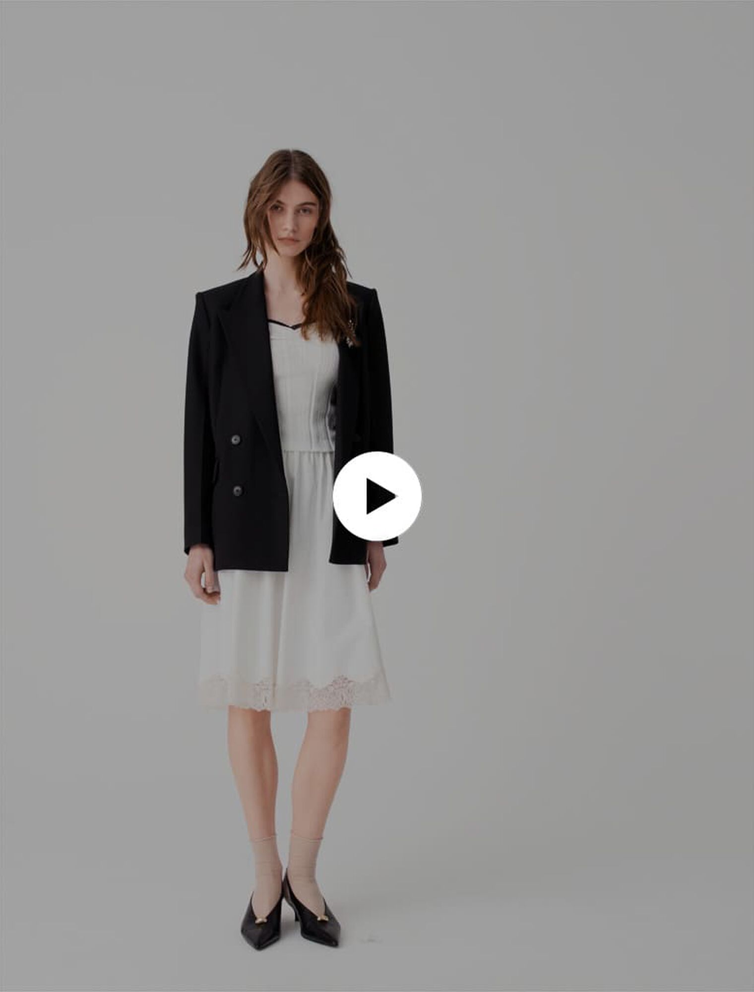 Veste &agrave; double boutonnage