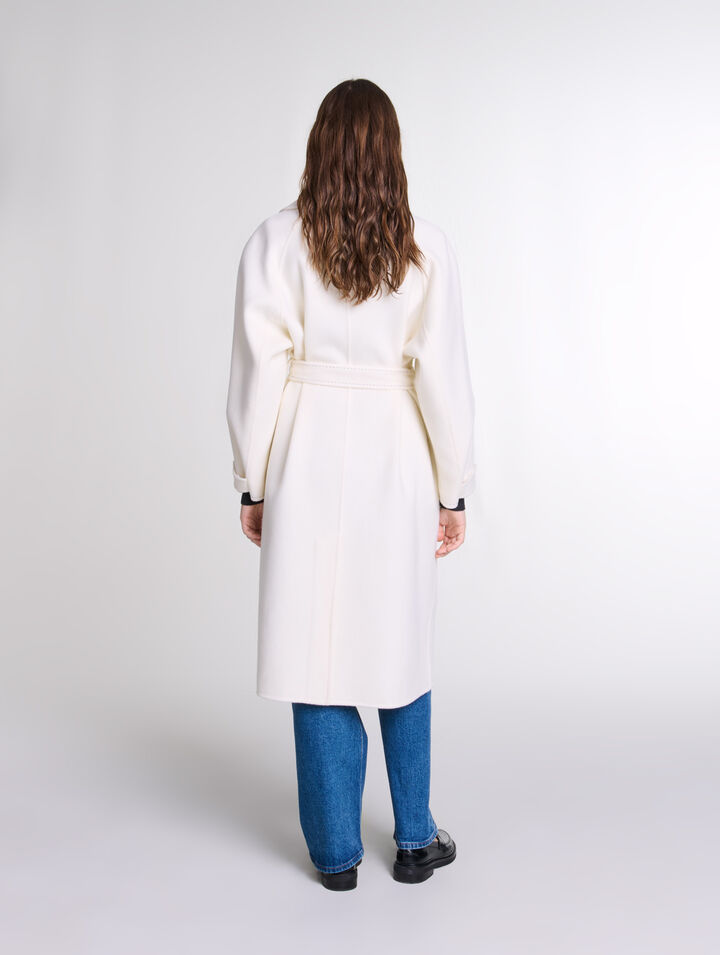 Manteau mi-long double face