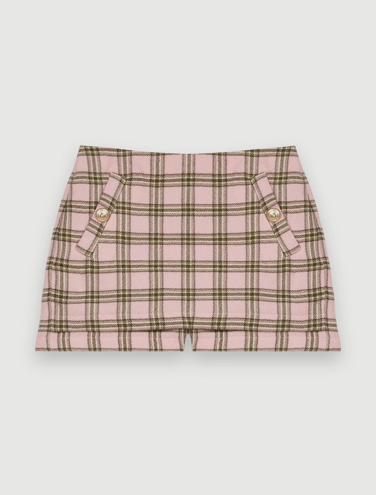 Checked shorts