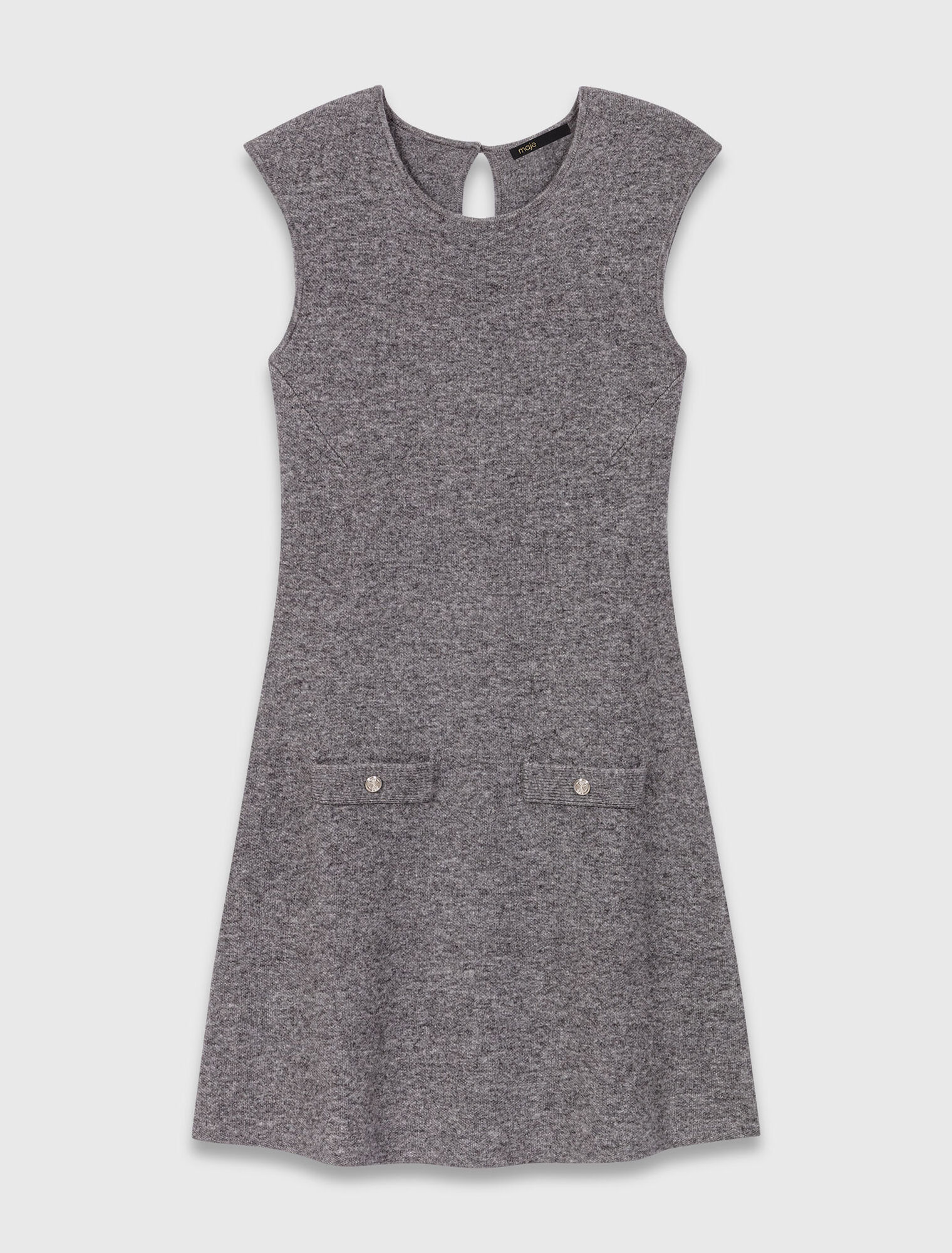 Robe en maille avec pull amovible