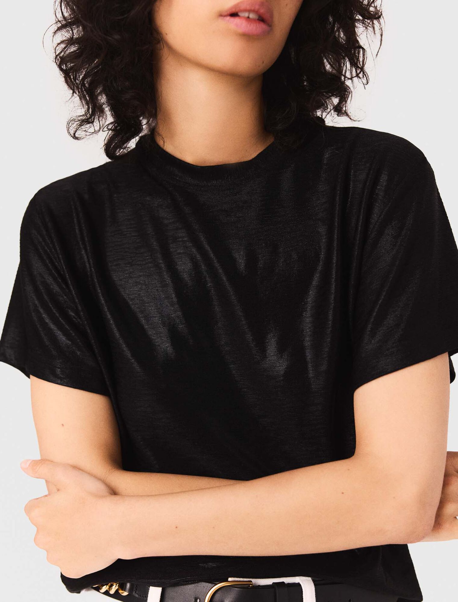Tee-shirt lamé