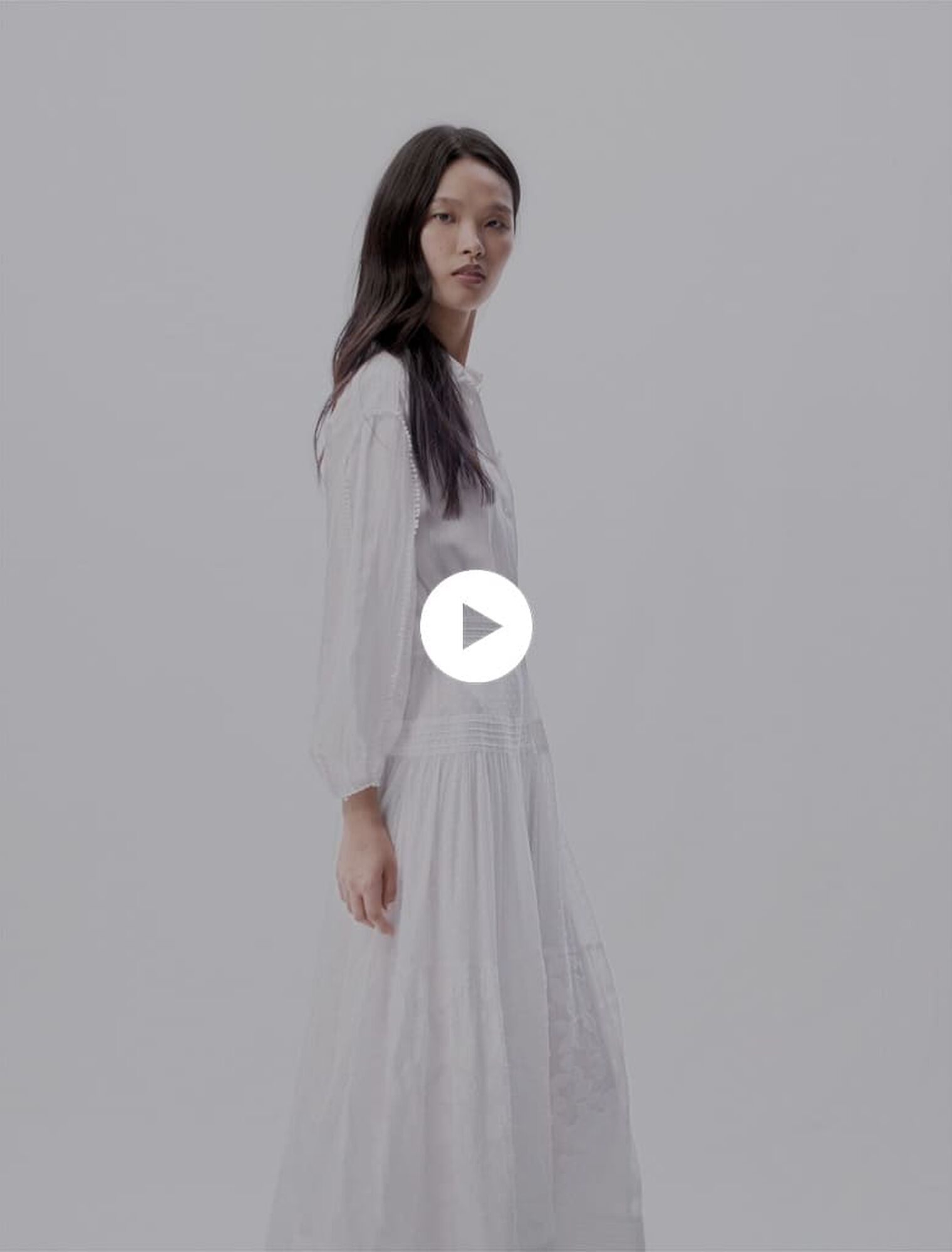 Robe longue en patchwork de coton