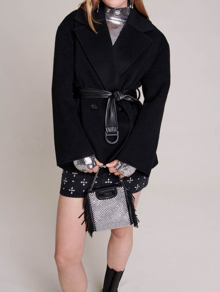 Manteau court noué