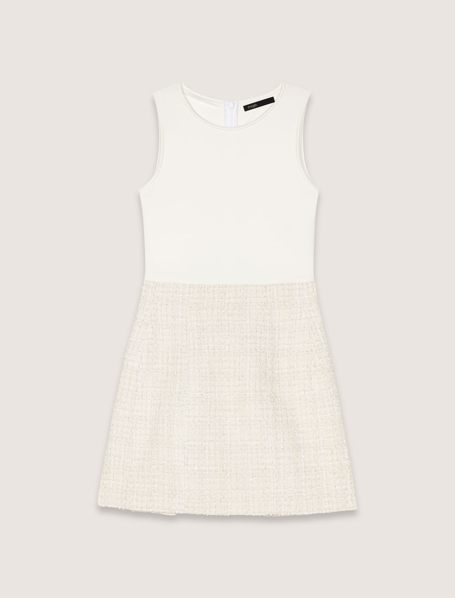 Tweed 2-in-1 short dress