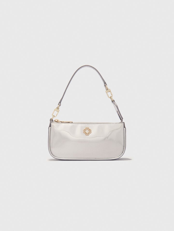 Mirrored leather Sarah pouch