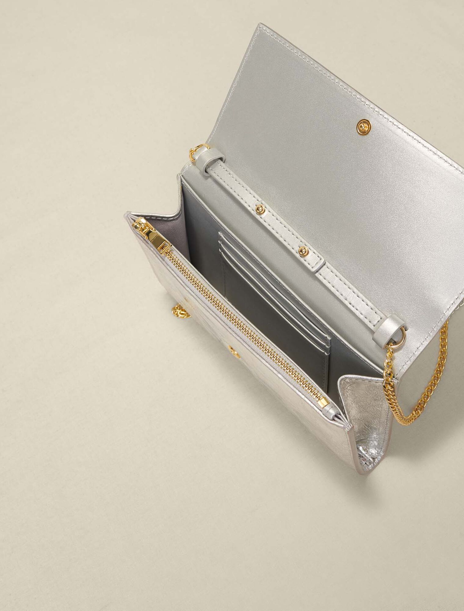 Sac portefeuille métalisé