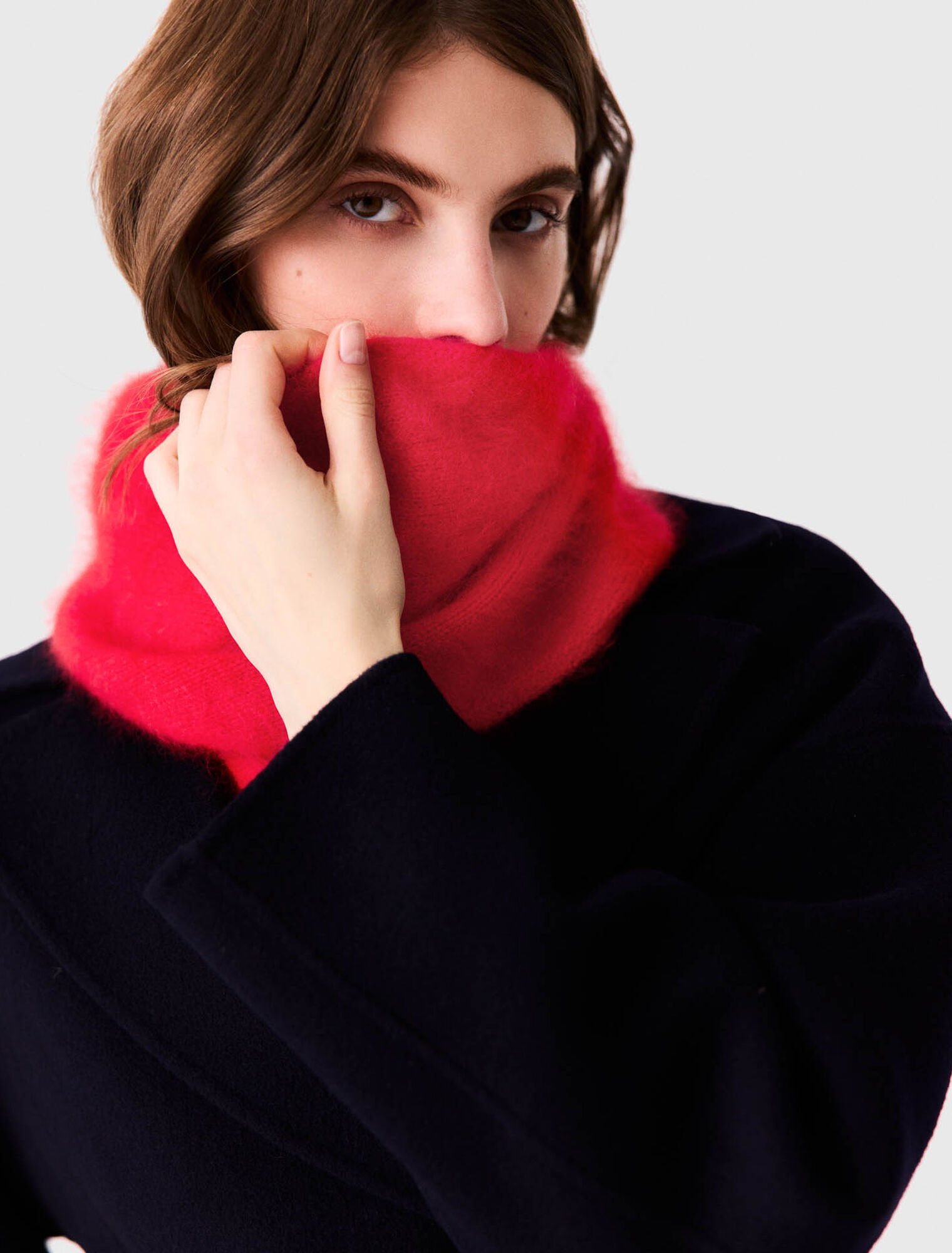 Foulard triangle en laine