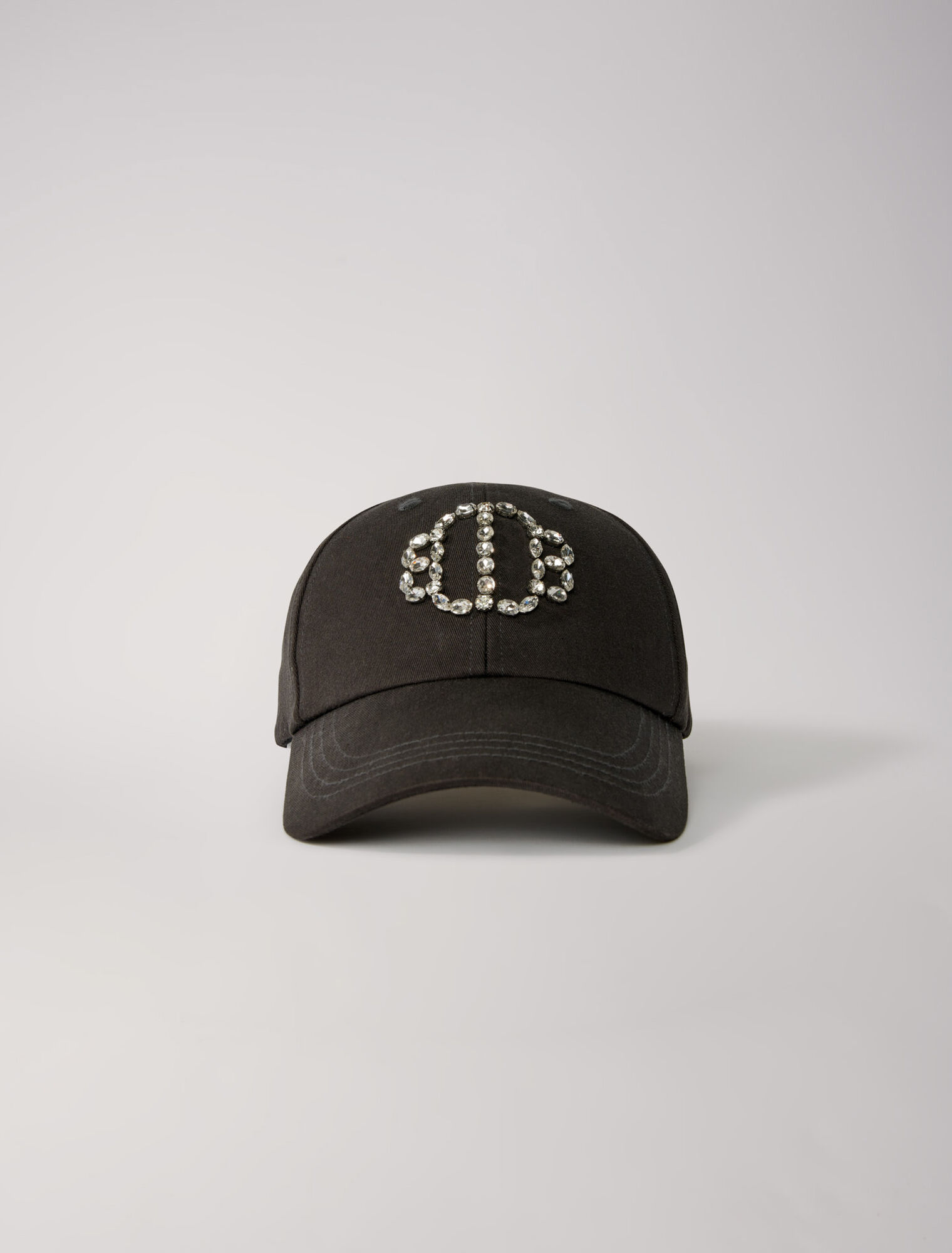 Clover rhinestone cap