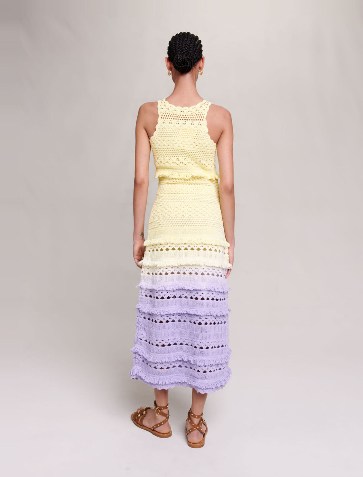 Crochet maxi dress