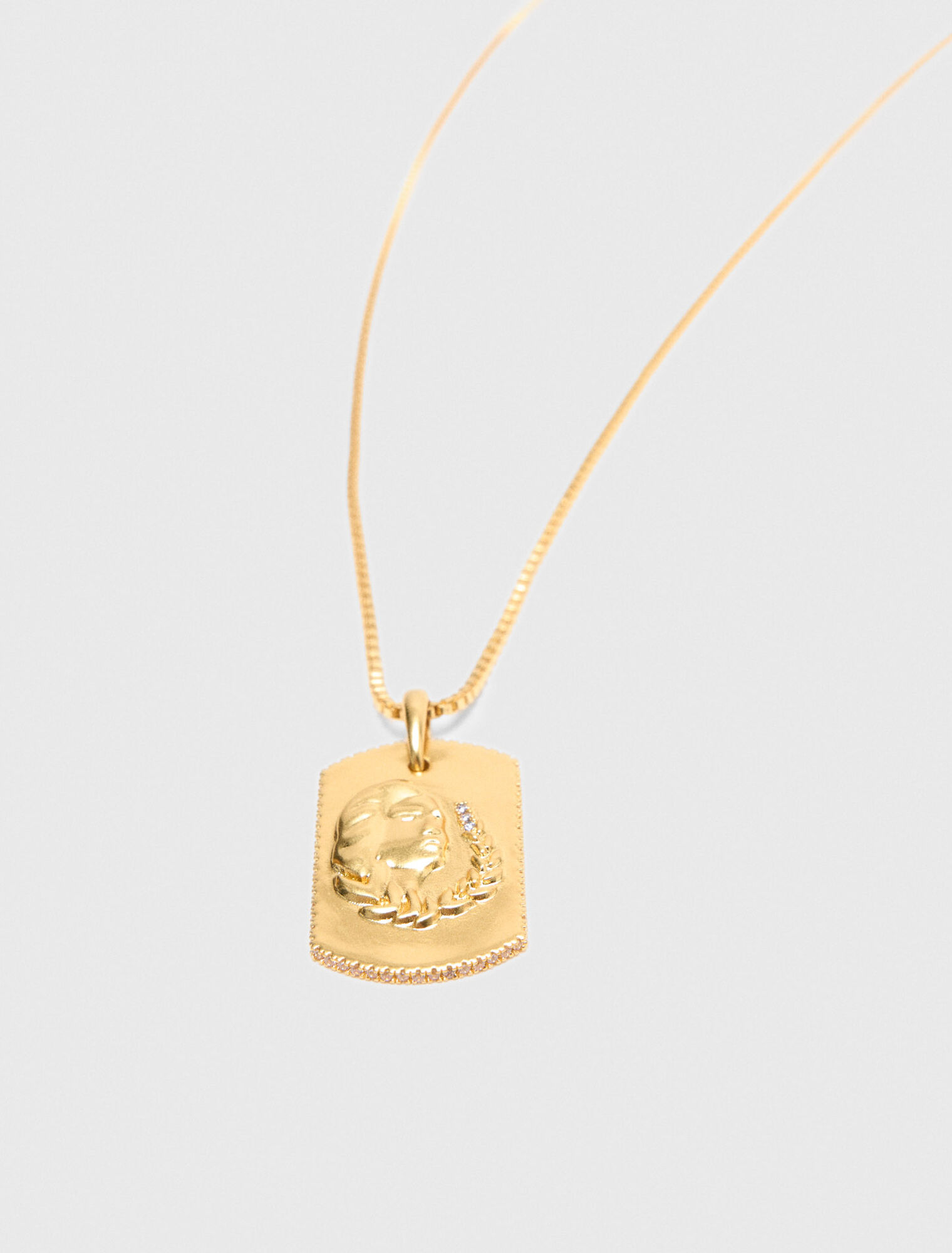 Collier plaque signe du zodiaque