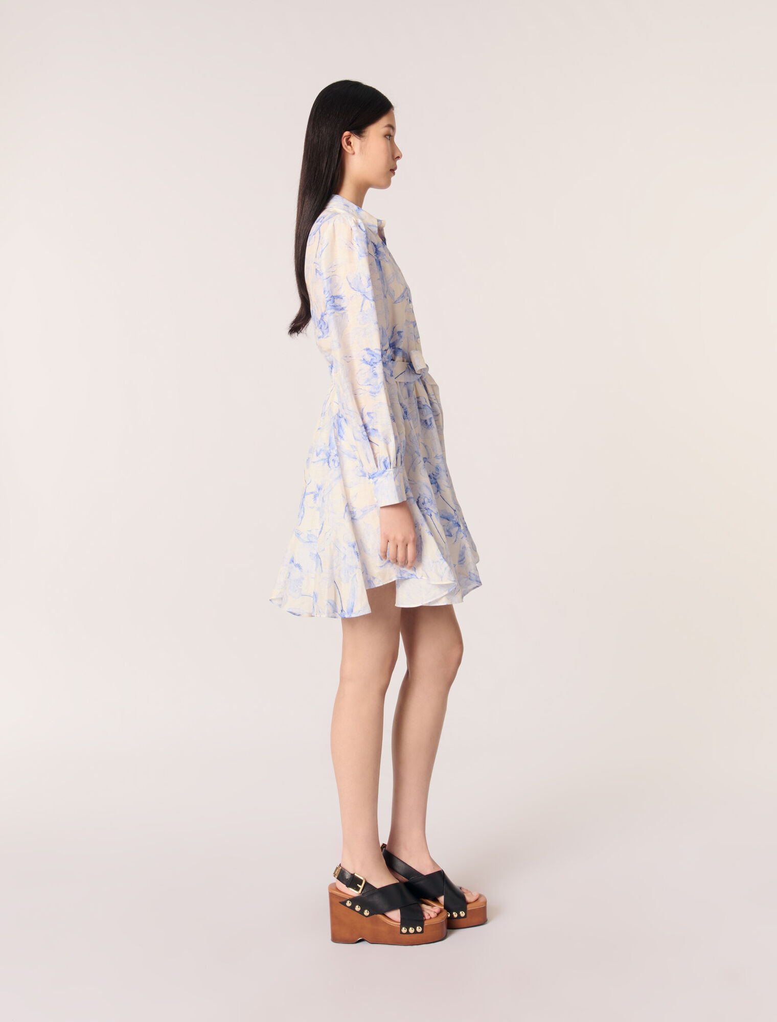 Robe chemise imprimée 
