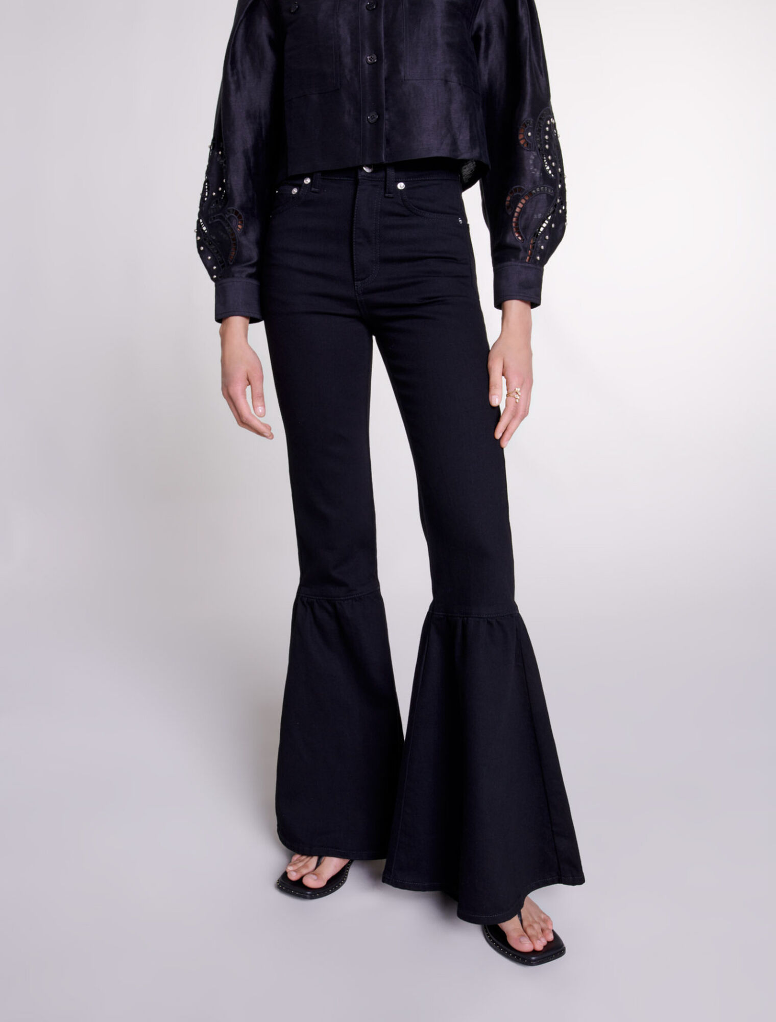 Flared jeans