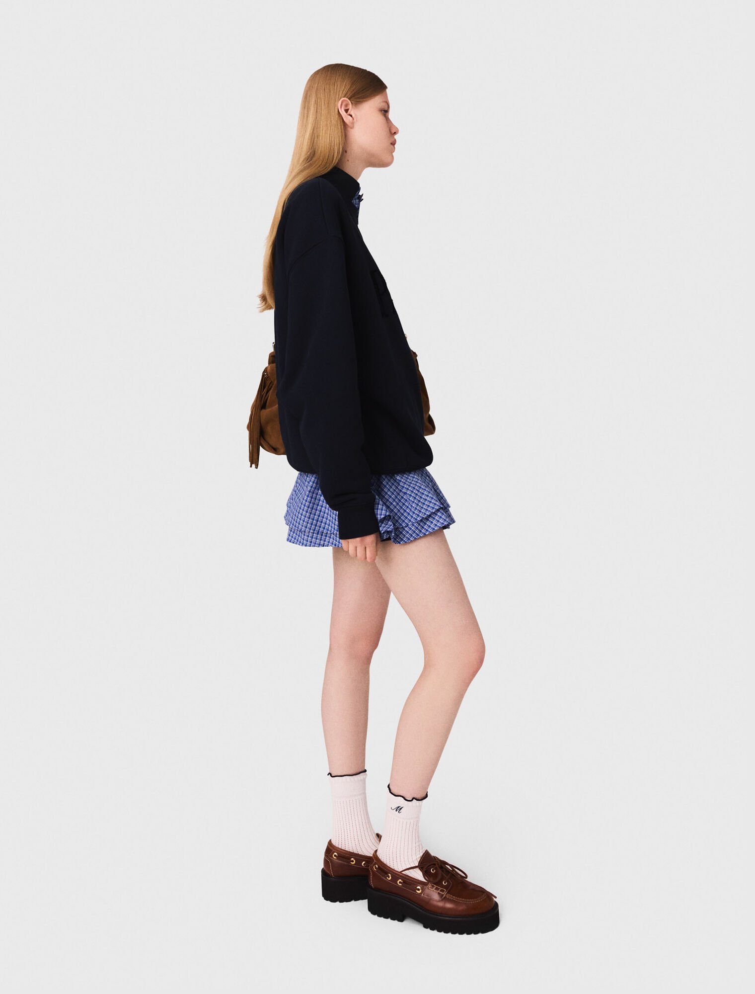 Paris embossed logo sweatshirt