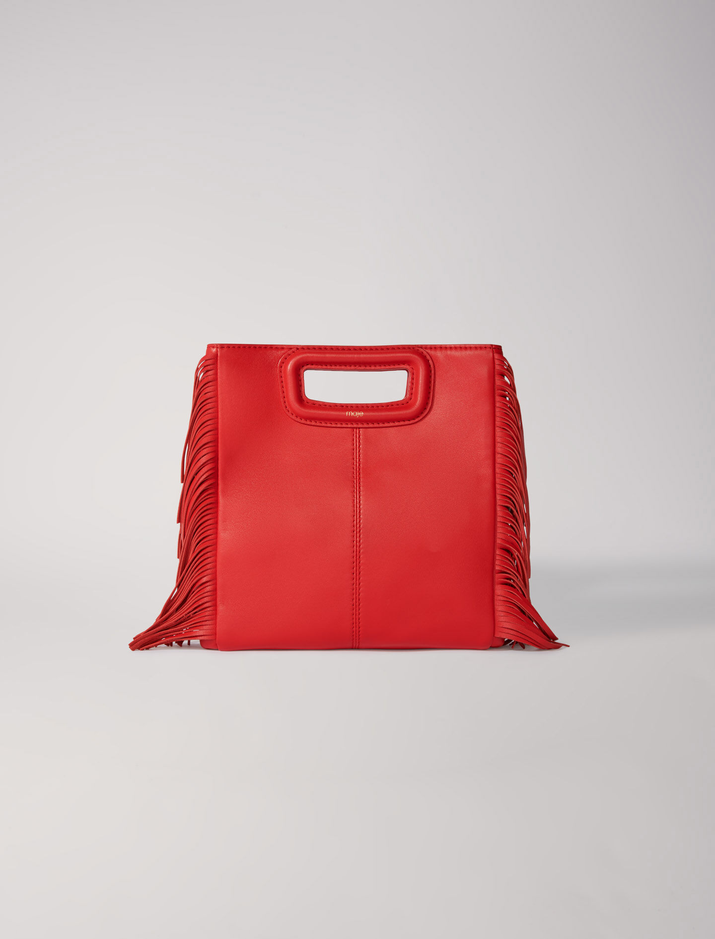 Sac maje rouge cuir top