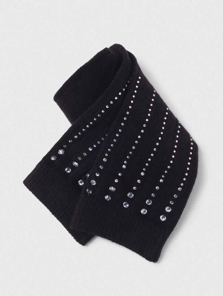 Chaussettes en coton à strass