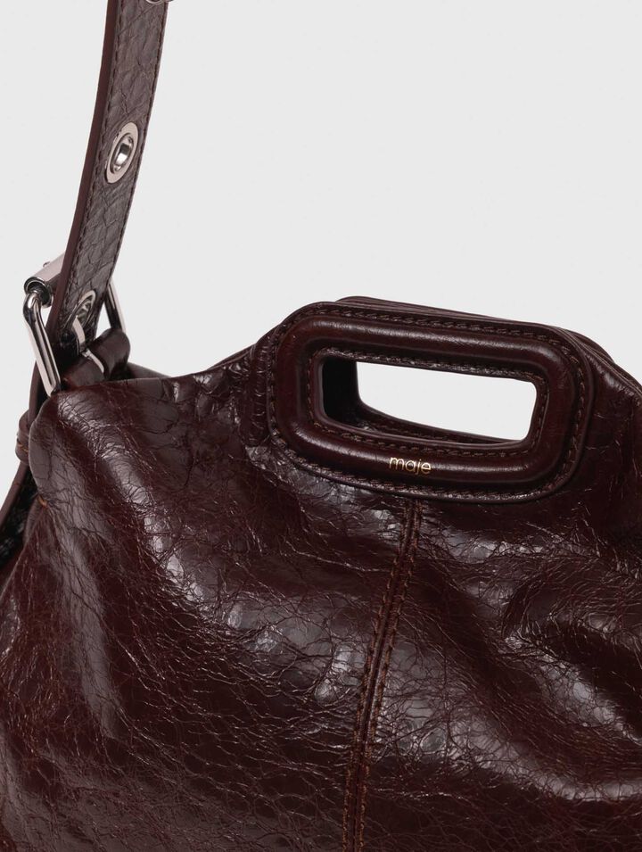 Sac Miss M en cuir craquelé