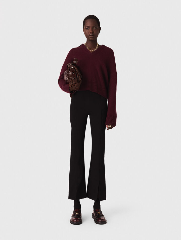 Pantalon fendu
