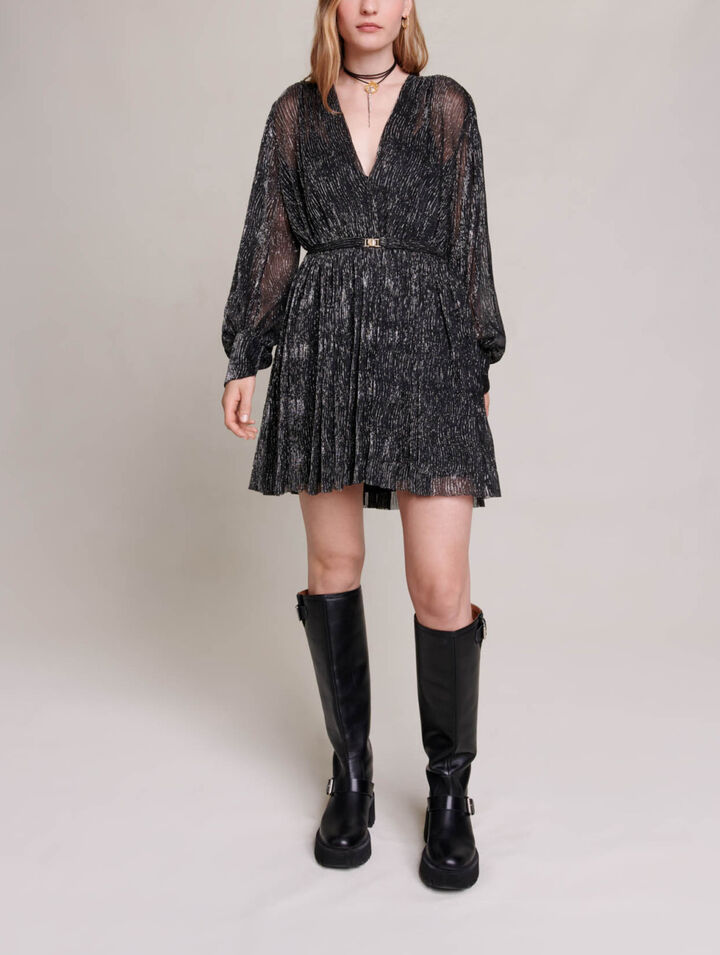 Short metallic dress
