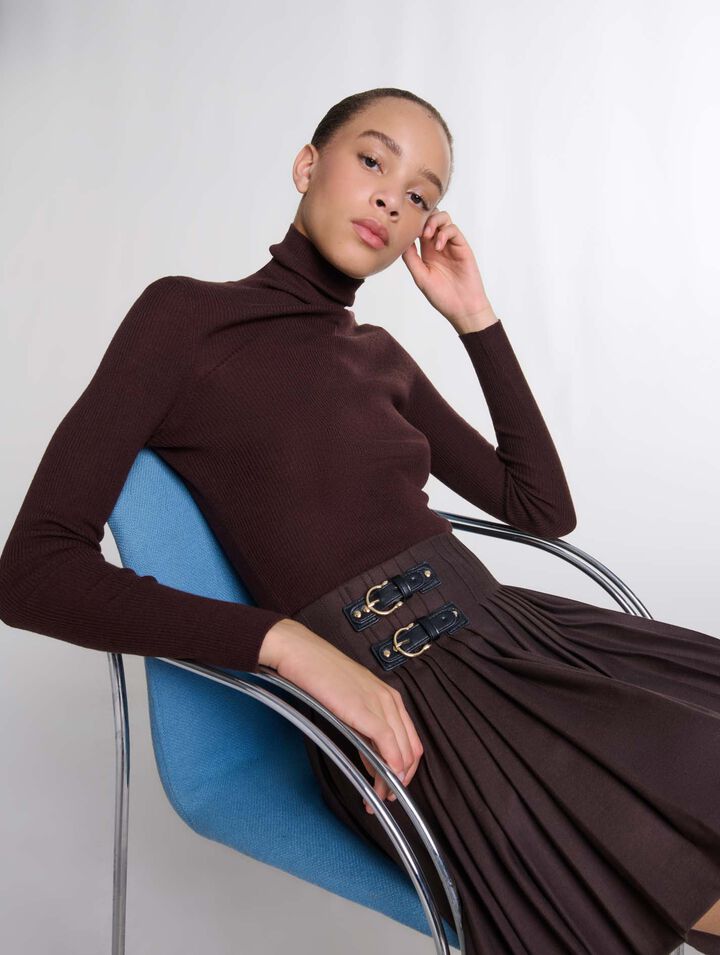 Wool and silk jumper